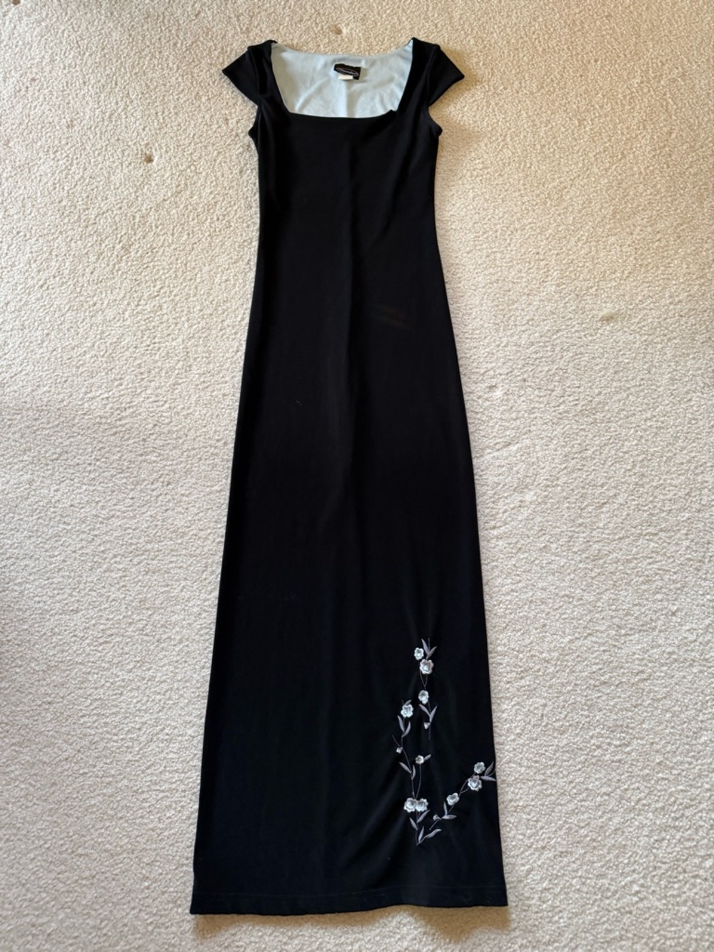 Mandee embroidered formal long dress